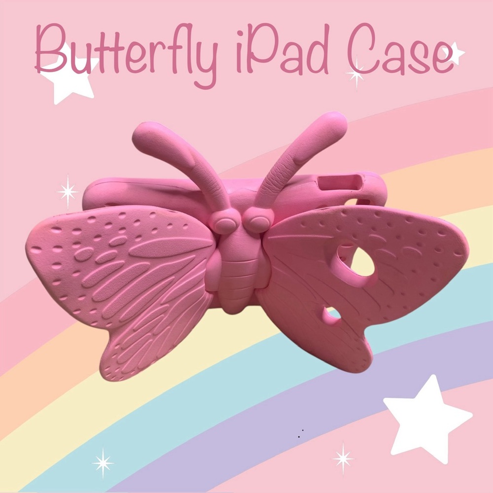 Butterfly iPad Case (iPad 9, 8, 7, 10.2 iPad Air3 iPad Pro 10.5)